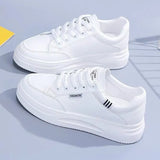 Small White Shoes Women In The Autumn Of 2025 New Korean Version Of The Solid Color Student Sneakers Trend Casual
