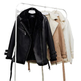 Autumn And Winter New Collar Zipper Open Shirt Fashion Women's Long-Sleeved Pure Color
