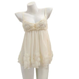 Sling Aja Skirt Cute Sweet Lace Mesh Sexy Morning Robe Court Princess Fairy Pyjamas