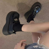 Lefang Shoes Women Spring And Autumn New British Wind Small Leather Shoes JK Single Shoes Small One Foot Pedal Shoes