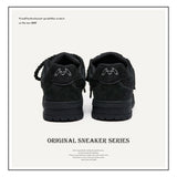 Shoes Destruction Series Street Style Black Samurai Men's Shoes Bread Shoes Low-Top Shoes Trendy Shoes Men's And Women's