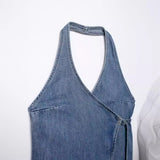 Summer Cowboy Collar Jacket Women's Small Sling