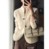 And Winter Sweater Women's Thick Short Coat Women's Clothing 2025 New European Beautiful Cotton Fashion