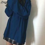 T-shirts Women Chic Candy Color Long Sleeve Solid Basic Fall Ladies Tops Korean Trendy Femme Tees O-Neck Футболка Simple