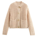 Women's Clothing INS Burst Lazy Fashion Casual Knitted Cardigan