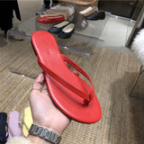 Version Of A Foot Pedal Flip-Flops Women Wear 2025 Summer New Fashion Flat-Toed Toe Sandals Beach