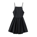 Women's Explosive Temperament Fashion Low-Necked Back To The Waist Skirt Mini