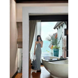 New Kardashian Same Thai Pure-Want Dress Babes Hanging Dress Female Thin Ass Long