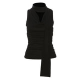 Spring And Summer New High-End Sexy Inside Sexy Neck Ribbon Design Sling Vest