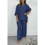 And Autumn 2025 New Wide Legs Trousers Casual Fashion Loose Top Size Two