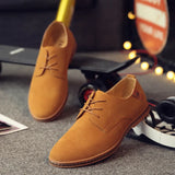 Zingj Leather Shoes Daily Casual Shoes Frosted Men's Leather Shoes Lace-Up Tide Shoes Large Size Men's Single Shoes Wenzhou