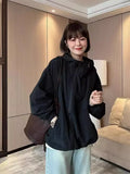 Charge Coat Female Thin Spring And Summer 2024 New Korean Version Loose Temperament Senior Sense Small Jacket-Outfit
