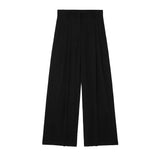 Back Collar Vest 8364532 Pleated Wide Leg Trousers 8365532