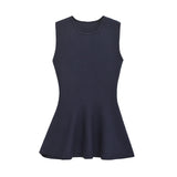 Round Collar Skirt Knitted Top 5536174 Trousers 5536173