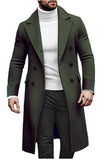 2025 New Hairy, Yupled Men's Double Buckle Coat European Version Of