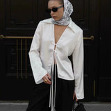 New Women's Fashion Temperament With Acetic Acid Tying