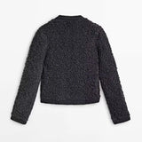 Women's New 3 Color Button Wool Yarn Knitted Cardigan