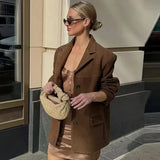 Women's ZA Autumn And Winter New Street Fashion Single-Dbutton