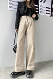 Leg High Waist Casual