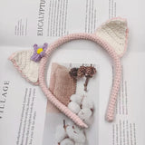 Zingj Wool Knitting Hair Band Female Super Cute Cute Children Slip Headband Autumn Winter Fashion Hair Card