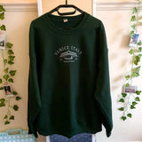 Venice Italy Embroidered Sweatshirt Crewneck Jumper- Outfit