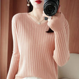 Zingj Sweater Female 2023 Spring And Autumn Knit Bottom Shirt Fashion Slim Long Sleeve Skin-Friendly Soft Bottom Top-Outfit