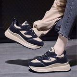 Forrest Shoes Women In The Spring And Autumn Of 2025 New Thick Bottomed Black Old Shoes Casual