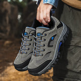 Plus Velvet Outdoor Sports Shoes Hiking Shoes Men's New Anti-Slip Wear Walking Hiking Men's