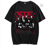 Short-Sleeved 2025 New Printed T-Shirt Tops Short-Sleeved Casual Fashion Round-Neck Cotton Short