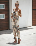 Tether Deep V-neck Strap Cotton Long