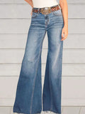 Vintage Wide-Leg Jeans Woman 211-1-Outfit