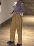Zip-Up Long Sleeve Crop Top- Outfit