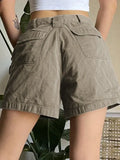 straight leg denim cargo