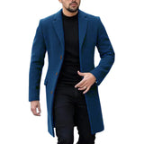 New Hair Coat Man's Coat Burst Japan And South Korea Single Buckle Cardigan