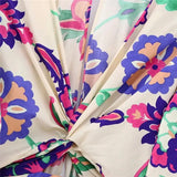 Printed Long Dress Women Cut Out Midi Dresses Woman Ruffle Beach Summer Dress Women 2023 Vintage Elegant Women's