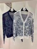 Spring And Summer New Niche Design Knitted Cardigan Sweet Girl Style On The