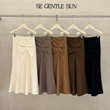 Xixi 2025 Winter French Temperament Clear Thin High-Waist Wool Hairy Skirt With Hip Fishtail Skirt
