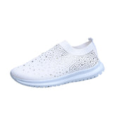 Spring And Autumn New Fashion Leisure Water Drilling Flying Women's Sports Style Casual Women's Single