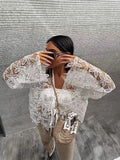 2025 Fashion Elegant Heavy Industry Leaster Flower Coat