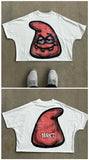 Printing Of Men's T-Shirt Blutosatire Billdog Cotton Oversized