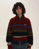 Aesthetic Knitted Zip