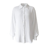 2025 Long-Sleeved Cotton Covet Shirt New Comfortable Loose Shirt