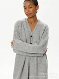 2025 New Hot Knitted Three-Piece Set Of Women's OL Style Sweater Cardigan +