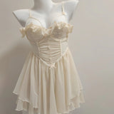 Pajamas Girls Summer 2025 New Small Slings With Thin Back Transparent Pure-Style Pyjamas