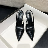 Spring And Summer New Fine Heel High-Heeled Shoes Spiked Snake-Snake Single Shoes In The Hollow Head