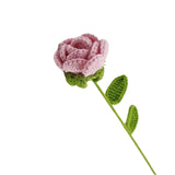 Zingj Woven Rabbit Head Sunflower Sunflower Wool Knitting Flowers Send Bestie Imitation Bouquet Finished