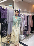 Xixi 13 Lines 2025 Spring And Summer New Temperament Printing Pure Desire High-Waisted Sling Dress Women