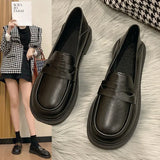 Women 2025 Autumn And Winter New Chain Middle School Mother Flat Slacker Pedal Pedalle Lep