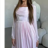 Spring Women's Dress Style Folded Temperament High-Waisted Skirt