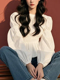 Year's Popular Beautiful Shirt Design Sense Of High-Grade White Waist With Shirt 2025 New Women's